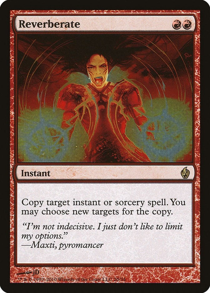 Image for Reverberate (20) [Premium Deck Series: Fire and Lightning] - Magic: The Gathering