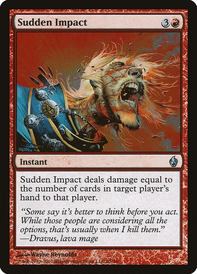 Image for Sudden Impact (25) [Premium Deck Series: Fire and Lightning] - Magic: The Gathering