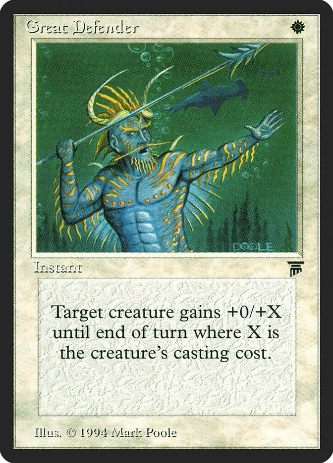 Image for Great Defender [Legends] - Magic: The Gathering