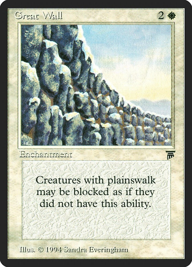 Image for Great Wall [Legends] - Magic: The Gathering