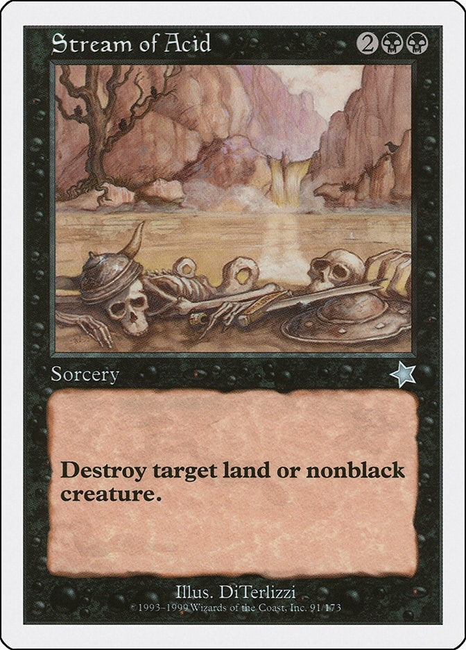 Image for Stream of Acid (91) [Starter 1999] - Magic: The Gathering