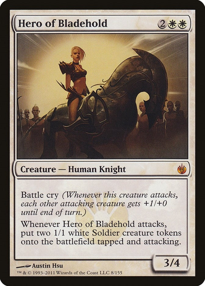 Image for Hero of Bladehold (8) [Mirrodin Besieged] - Magic: The Gathering