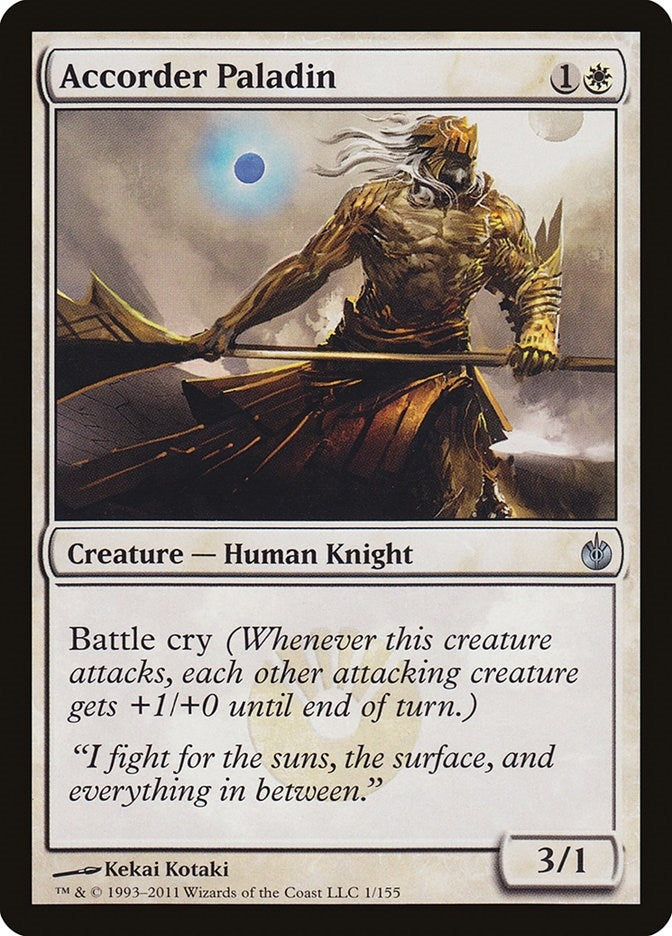 Image for Accorder Paladin (1) [Mirrodin Besieged] - Magic: The Gathering