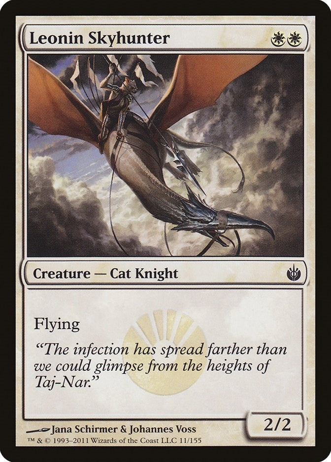 Image for Leonin Skyhunter (11) [Mirrodin Besieged] - Magic: The Gathering