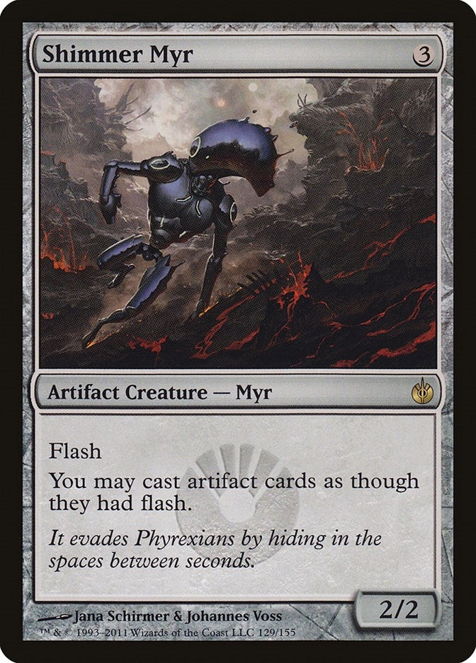 Image for Shimmer Myr (129) [Mirrodin Besieged] - Magic: The Gathering