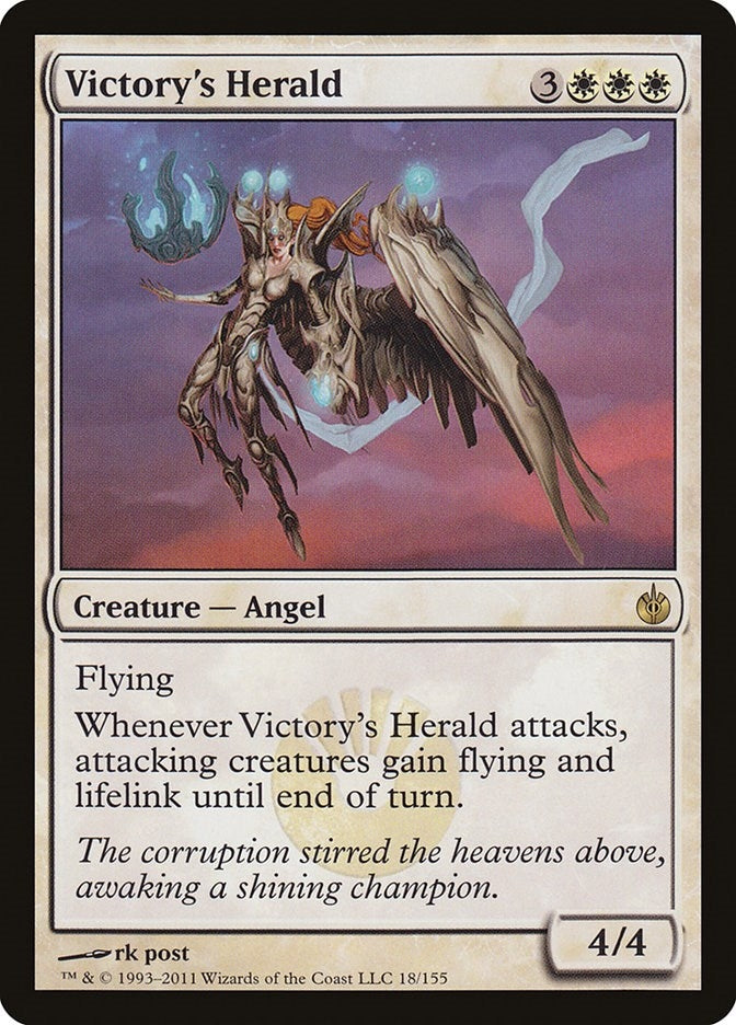 Image for Victory's Herald (18) [Mirrodin Besieged] - Magic: The Gathering
