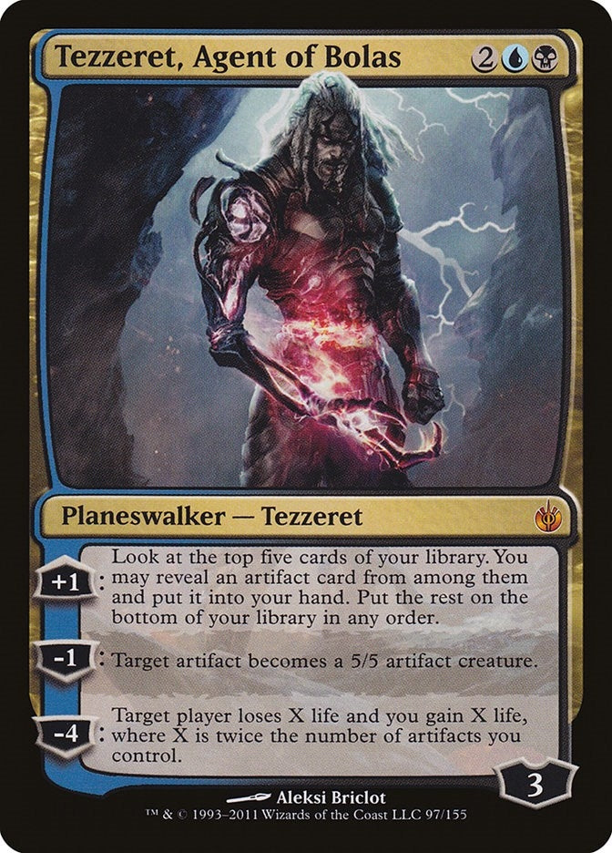 Image for Tezzeret, Agent of Bolas (97) [Mirrodin Besieged] - Magic: The Gathering