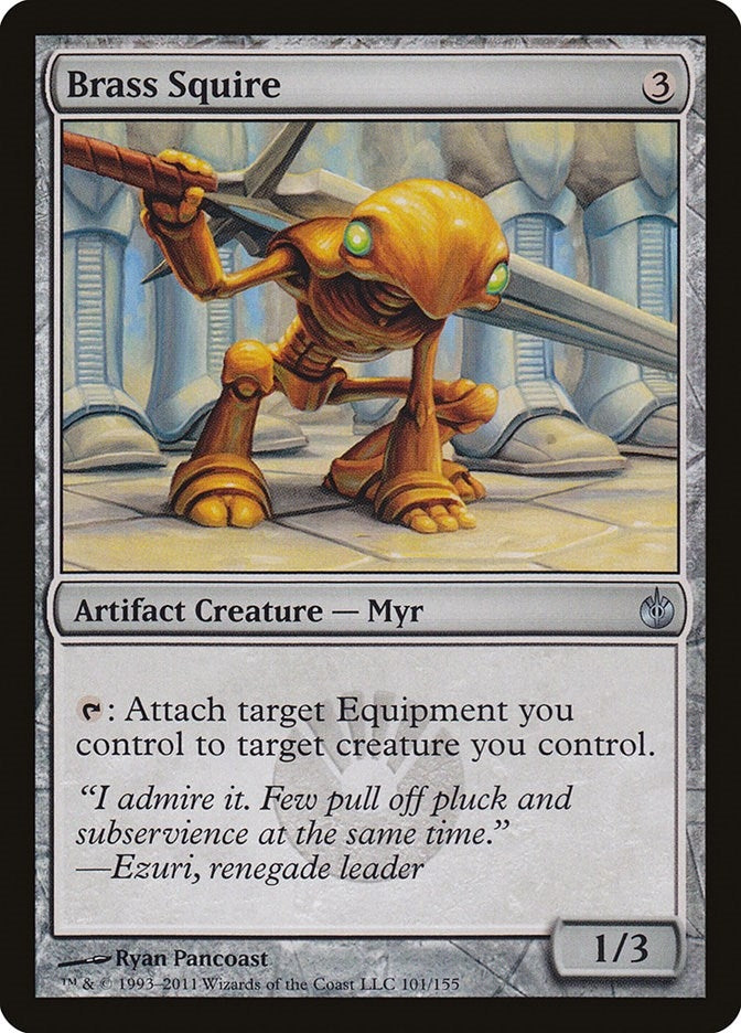 Image for Brass Squire (101) [Mirrodin Besieged] - Magic: The Gathering
