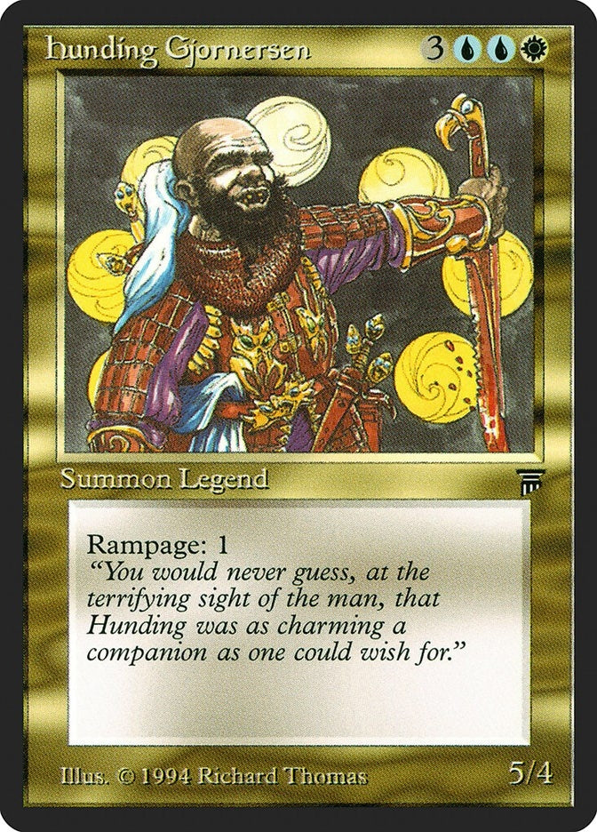 Image for Hunding Gjornersen [Legends] - Magic: The Gathering