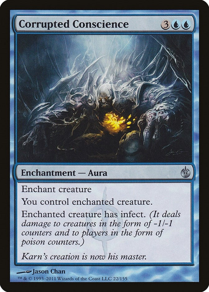Image for Corrupted Conscience (22) [Mirrodin Besieged] - Magic: The Gathering
