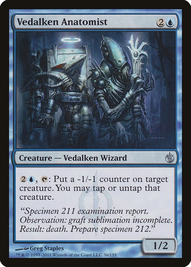 Image for Vedalken Anatomist (36) [Mirrodin Besieged] - Magic: The Gathering