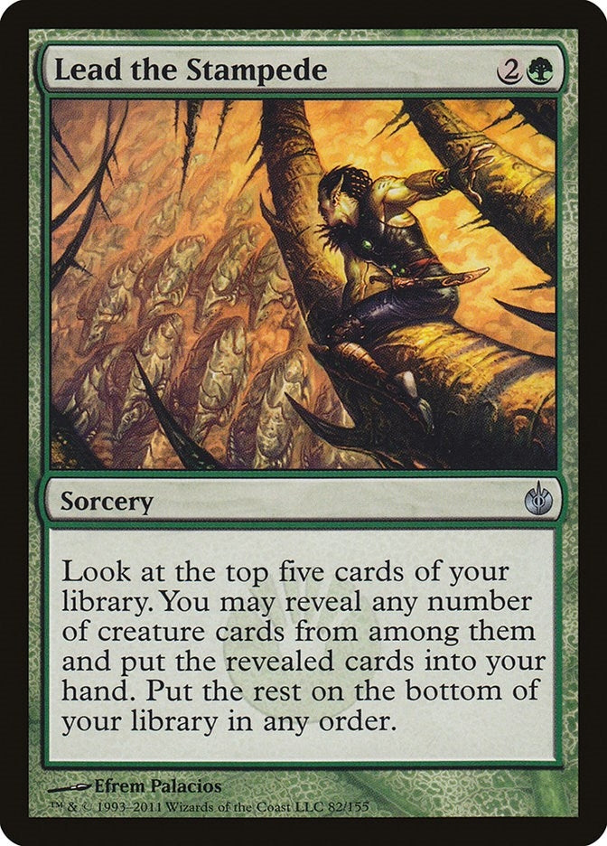 Image for Lead the Stampede (82) [Mirrodin Besieged] - Magic: The Gathering