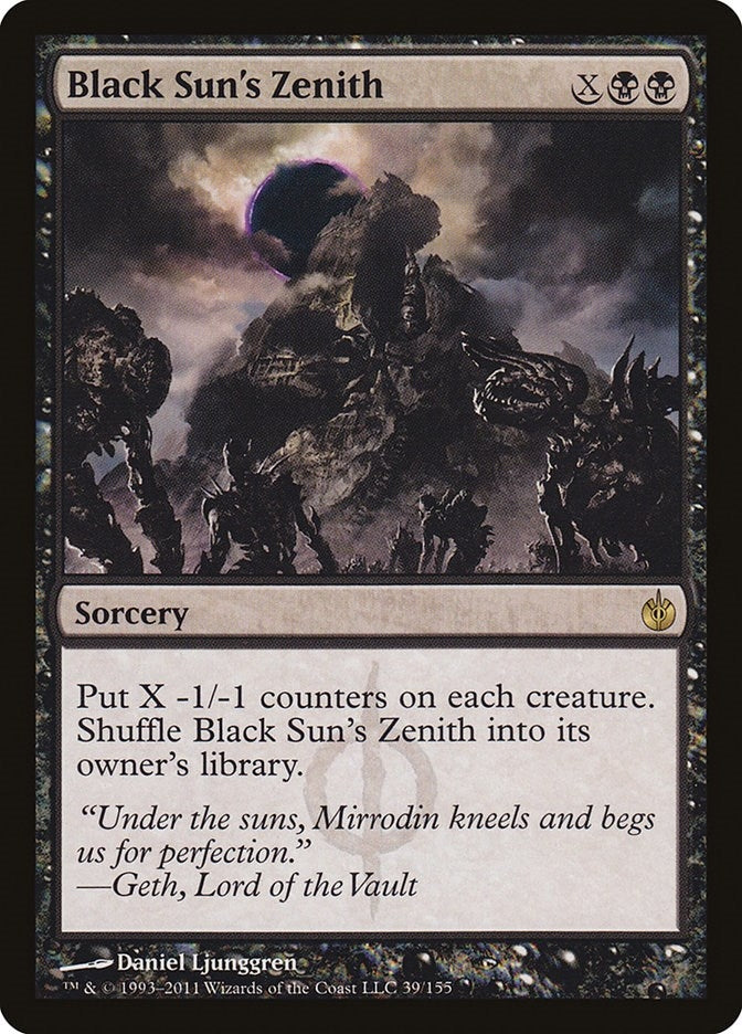 Image for Black Sun's Zenith (39) [Mirrodin Besieged] - Magic: The Gathering