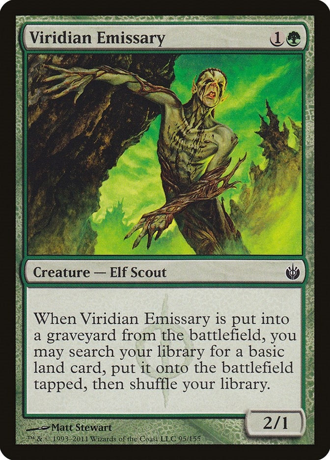 Image for Viridian Emissary (95) [Mirrodin Besieged] - Magic: The Gathering