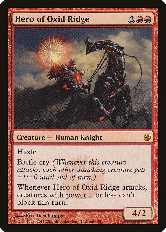 Image for Hero of Oxid Ridge (66) [Mirrodin Besieged] - Magic: The Gathering