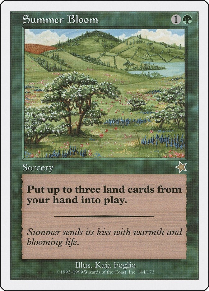 Image for Summer Bloom (144) [Starter 1999] - Magic: The Gathering
