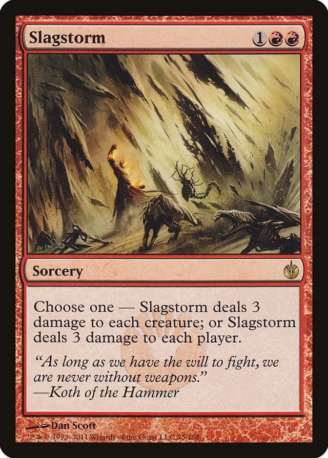Image for Slagstorm (75) [Mirrodin Besieged] - Magic: The Gathering