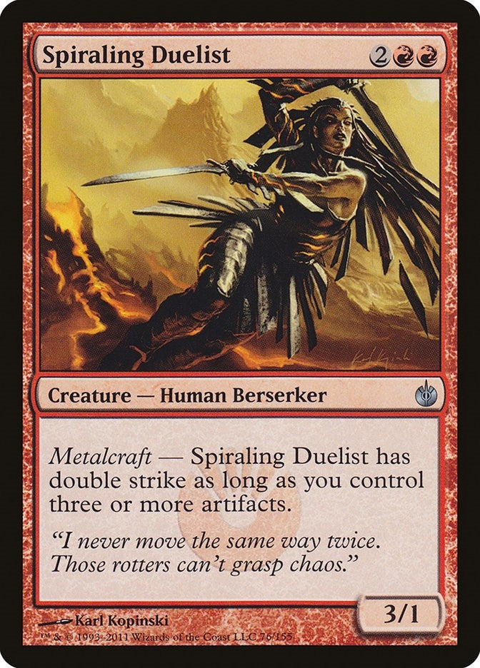 Image for Spiraling Duelist (76) [Mirrodin Besieged] - Magic: The Gathering