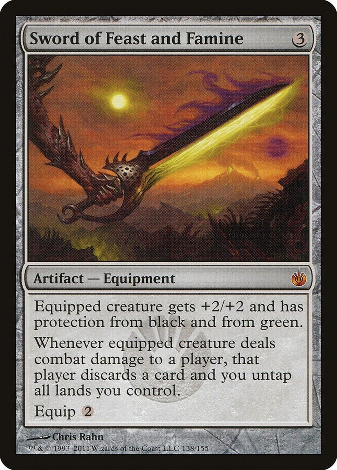 Image for Sword of Feast and Famine (138) [Mirrodin Besieged] - Magic: The Gathering