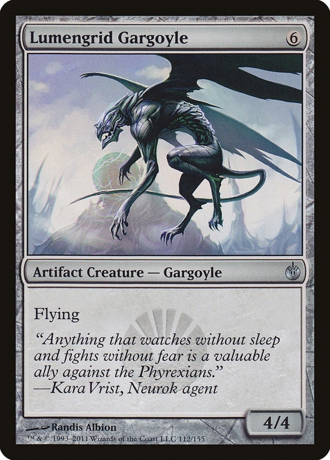 Image for Lumengrid Gargoyle (112) [Mirrodin Besieged] - Magic: The Gathering