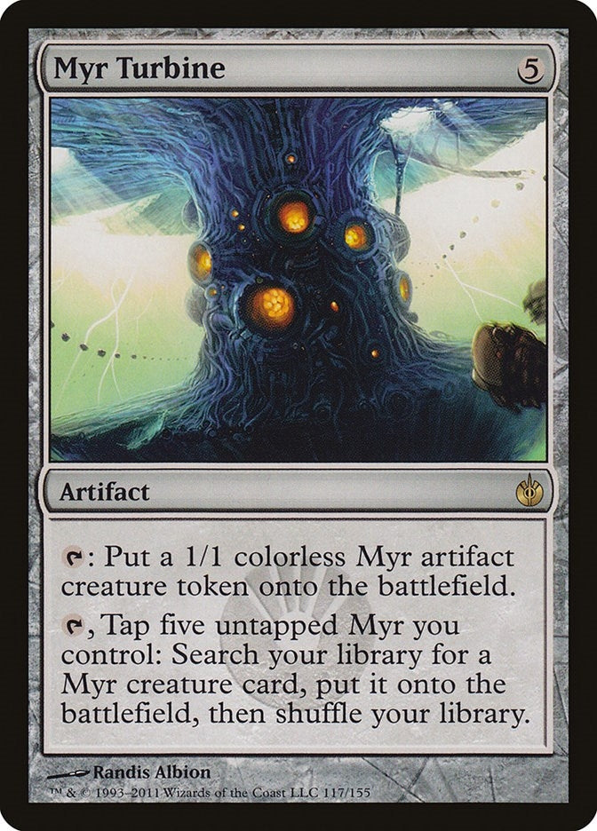 Image for Myr Turbine (117) [Mirrodin Besieged] - Magic: The Gathering