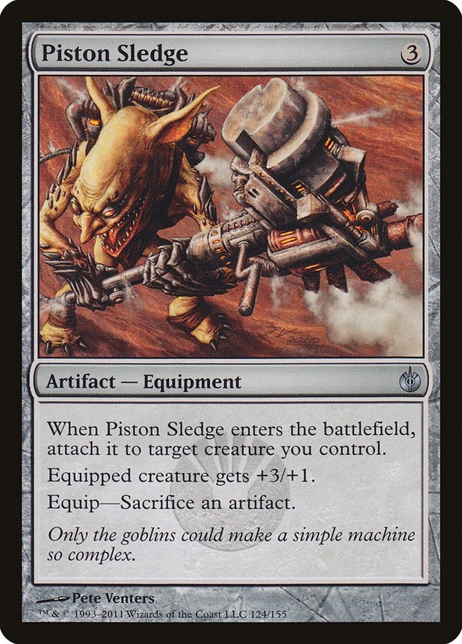 Image for Piston Sledge (124) [Mirrodin Besieged] - Magic: The Gathering