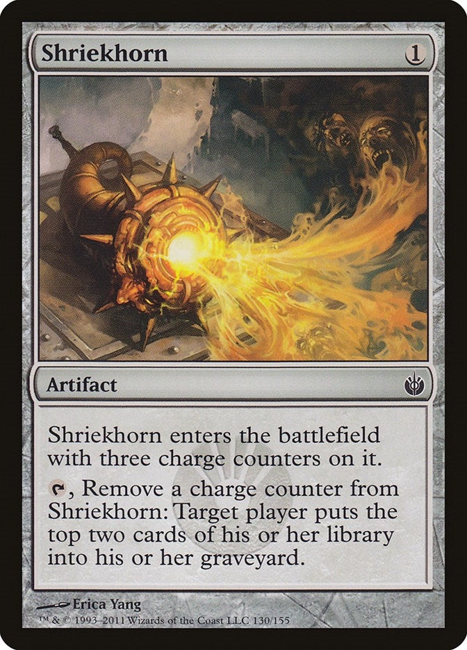 Image for Shriekhorn (130) [Mirrodin Besieged] - Magic: The Gathering