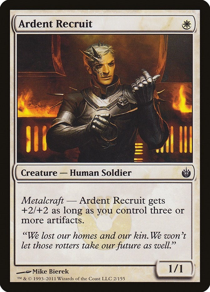 Image for Ardent Recruit (2) [Mirrodin Besieged] - Magic: The Gathering