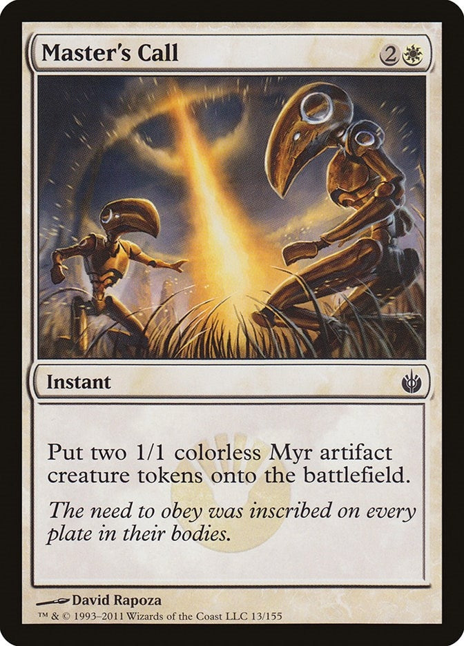 Image for Master's Call (13) [Mirrodin Besieged] - Magic: The Gathering