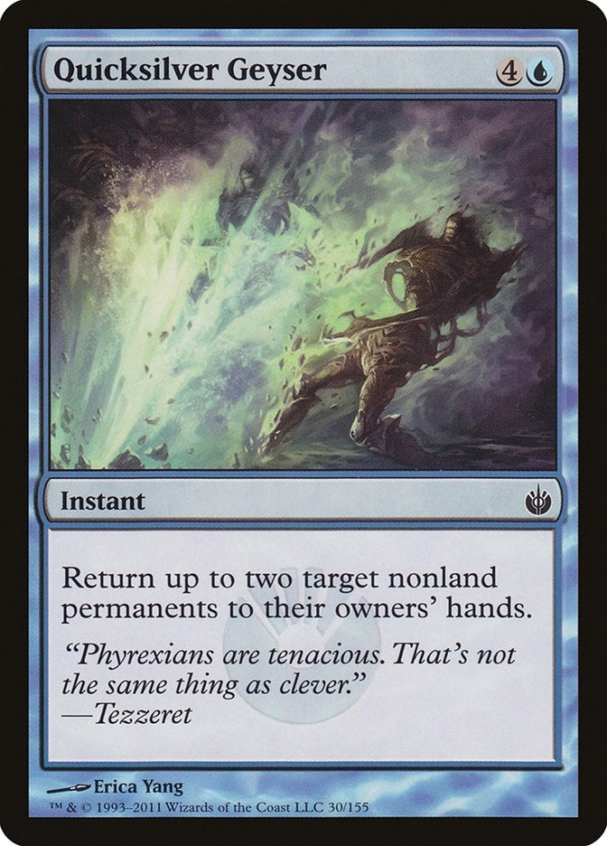 Image for Quicksilver Geyser (30) [Mirrodin Besieged] - Magic: The Gathering