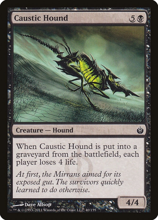Image for Caustic Hound (40) [Mirrodin Besieged] - Magic: The Gathering
