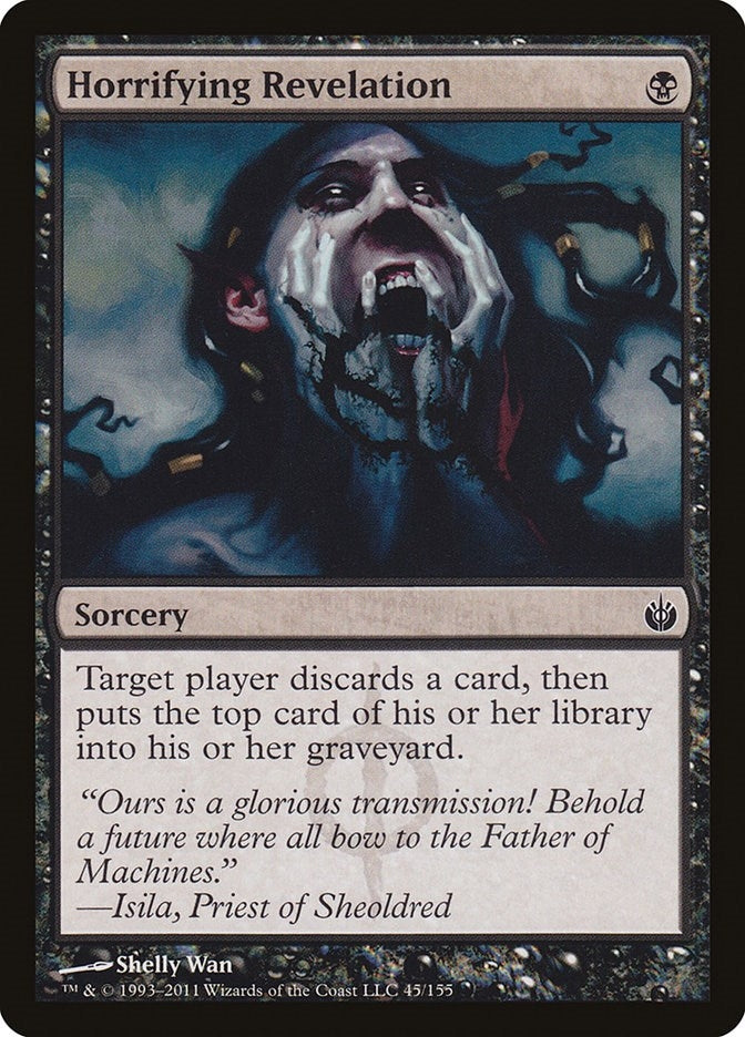 Image for Horrifying Revelation (45) [Mirrodin Besieged] - Magic: The Gathering