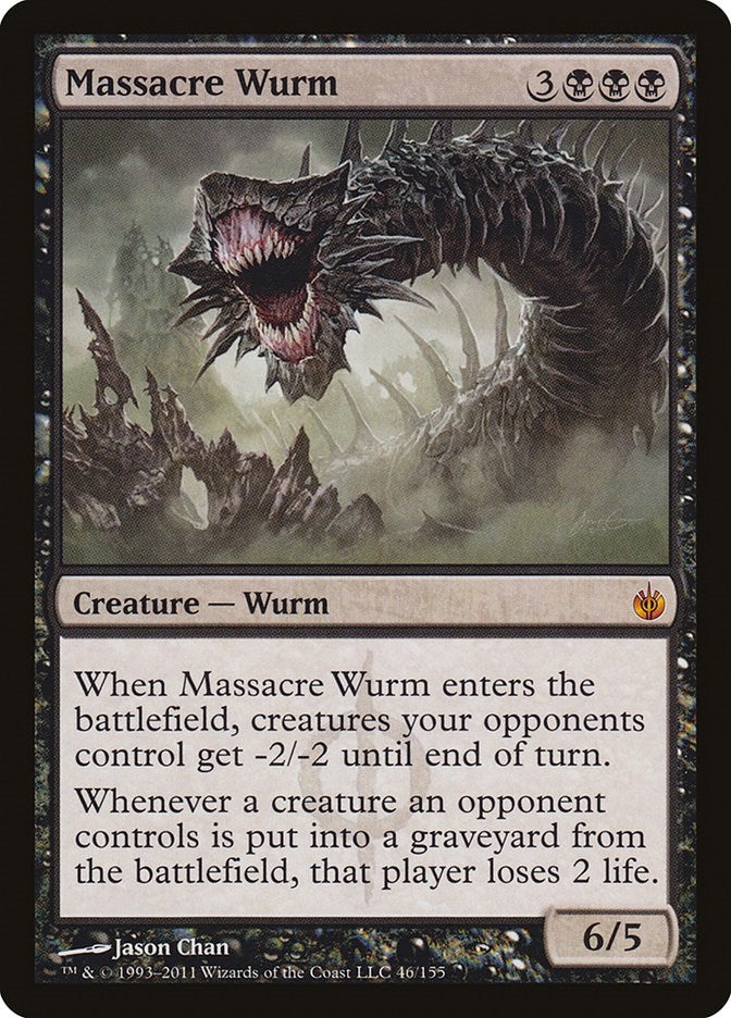 Image for Massacre Wurm (46) [Mirrodin Besieged] - Magic: The Gathering