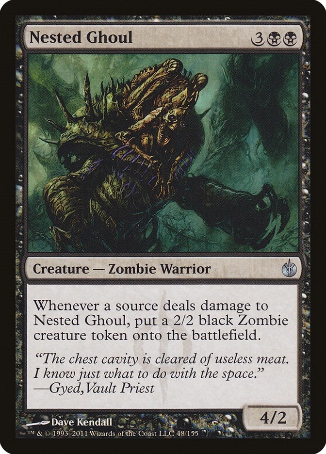 Image for Nested Ghoul (48) [Mirrodin Besieged] - Magic: The Gathering