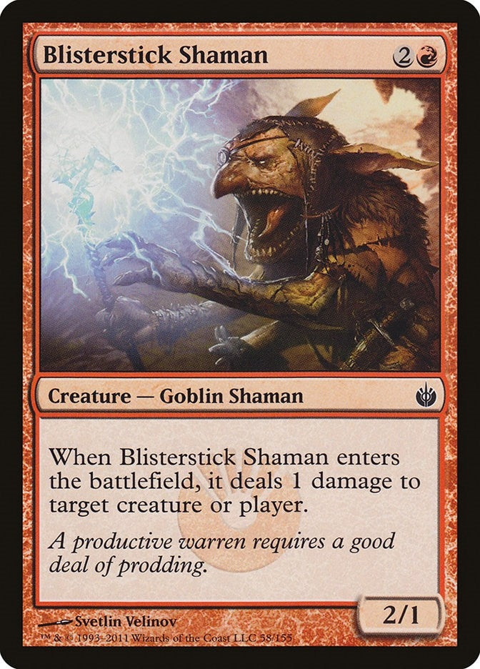 Image for Blisterstick Shaman (58) [Mirrodin Besieged] - Magic: The Gathering