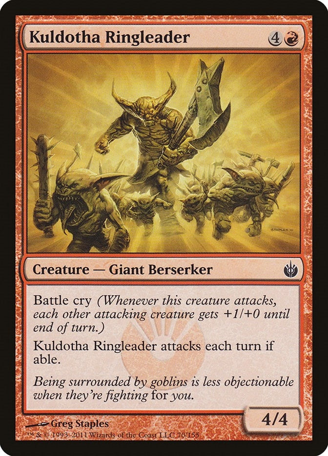 Image for Kuldotha Ringleader (70) [Mirrodin Besieged] - Magic: The Gathering