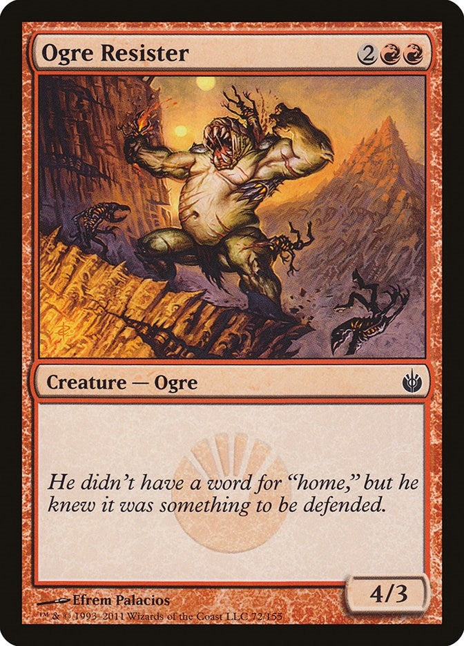 Image for Ogre Resister (72) [Mirrodin Besieged] - Magic: The Gathering