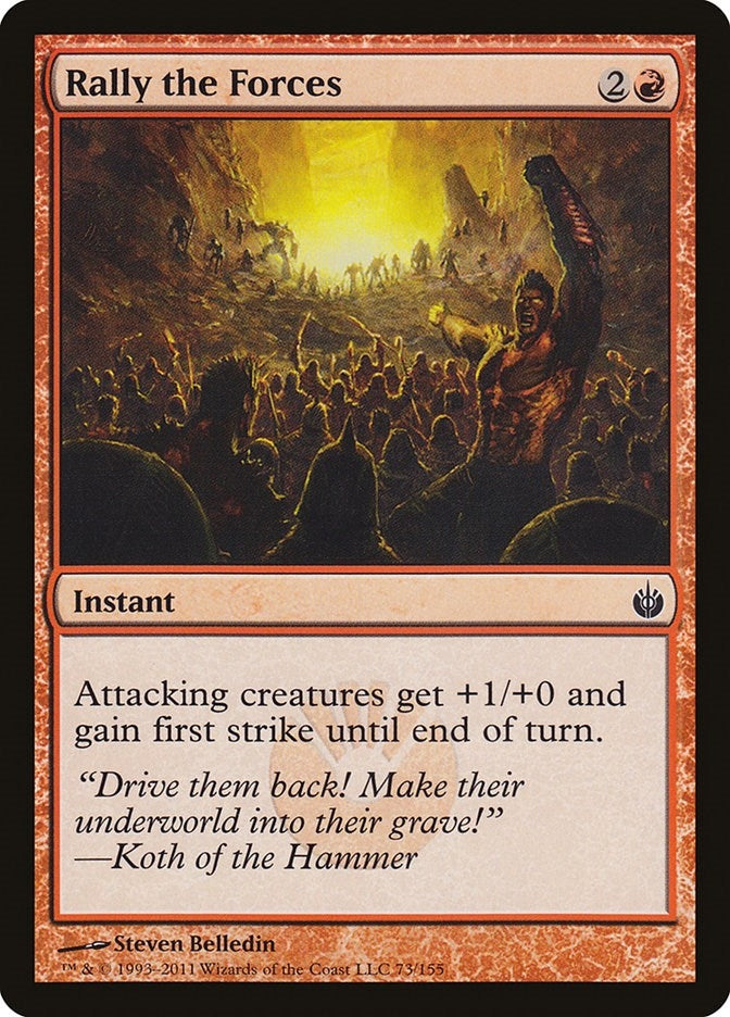 Image for Rally the Forces (73) [Mirrodin Besieged] - Magic: The Gathering