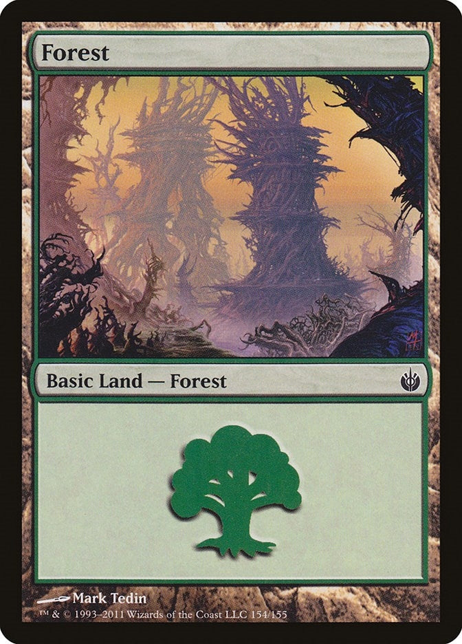 Image for Forest (154) (154) [Mirrodin Besieged] - Magic: The Gathering