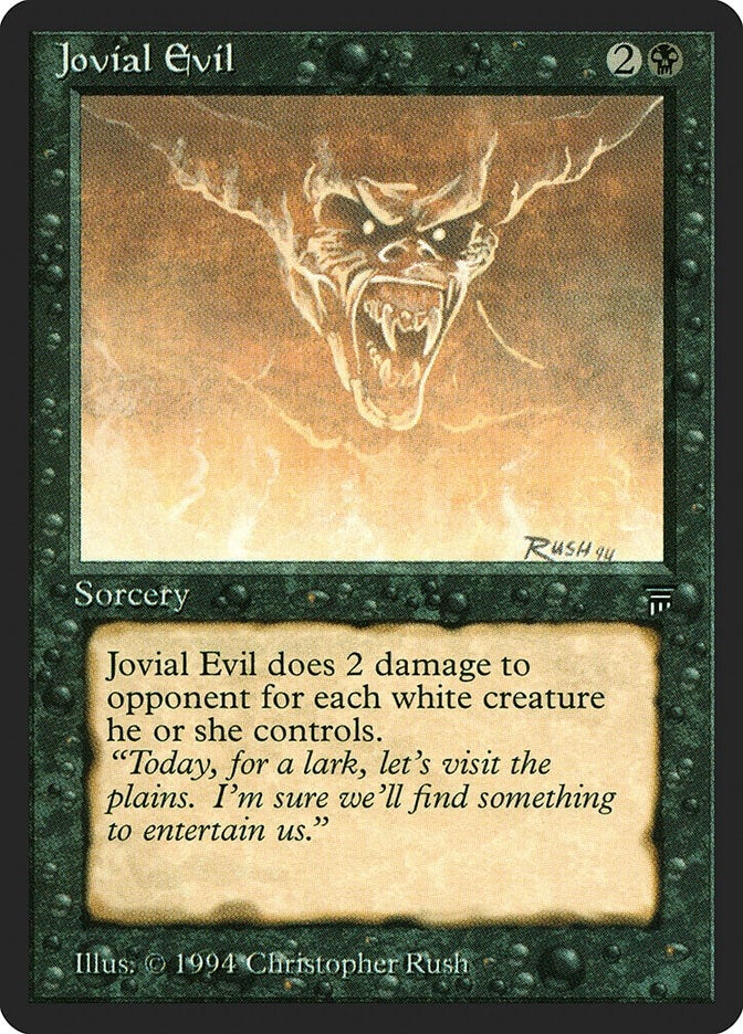 Image for Jovial Evil [Legends] - Magic: The Gathering