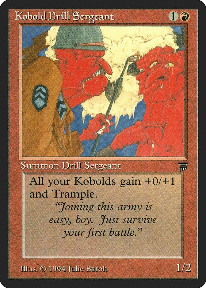 Image for Kobold Drill Sergeant [Legends] - Magic: The Gathering