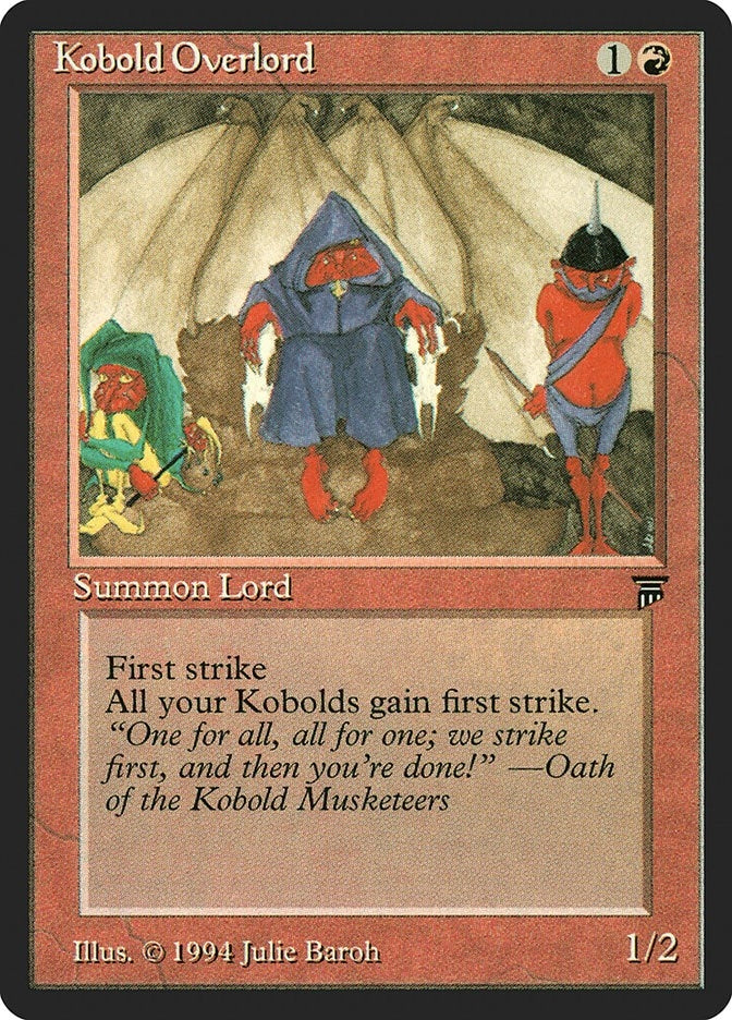 Image for Kobold Overlord [Legends] - Magic: The Gathering