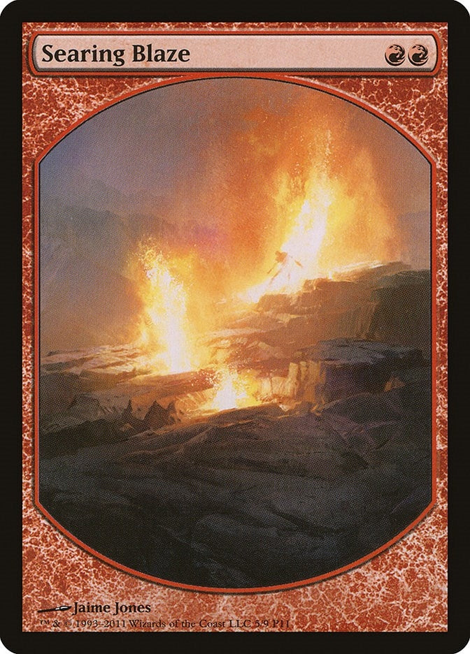 Image for Searing Blaze (5) [Magic Player Rewards] - Magic: The Gathering