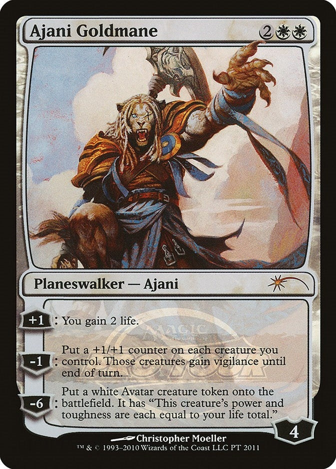 Image for Ajani Goldmane (2011 Pro Tour) (PT 2011) [Pro Tour Promos] - Magic: The Gathering