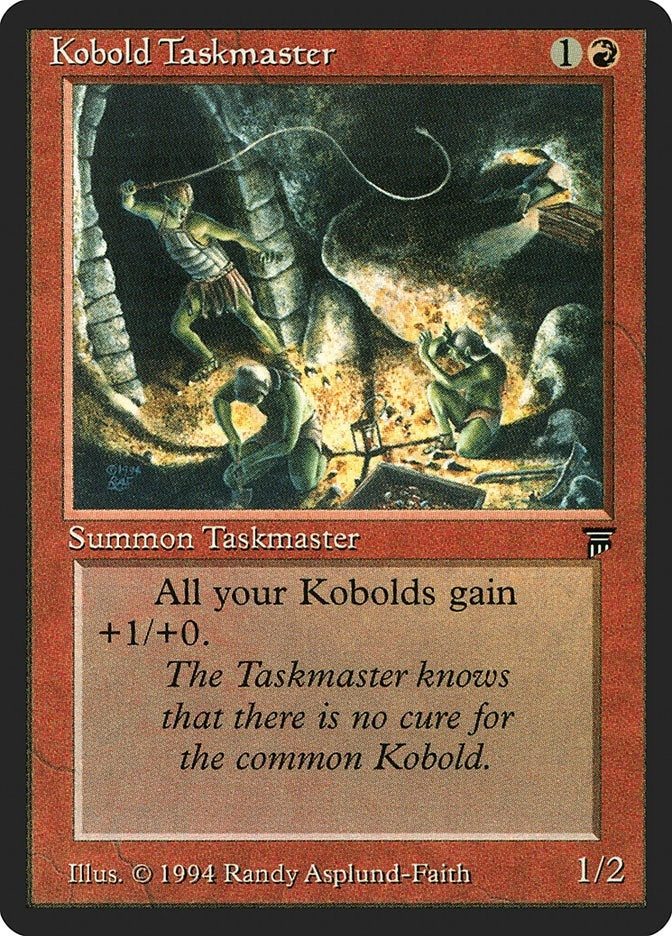 Image for Kobold Taskmaster [Legends] - Magic: The Gathering