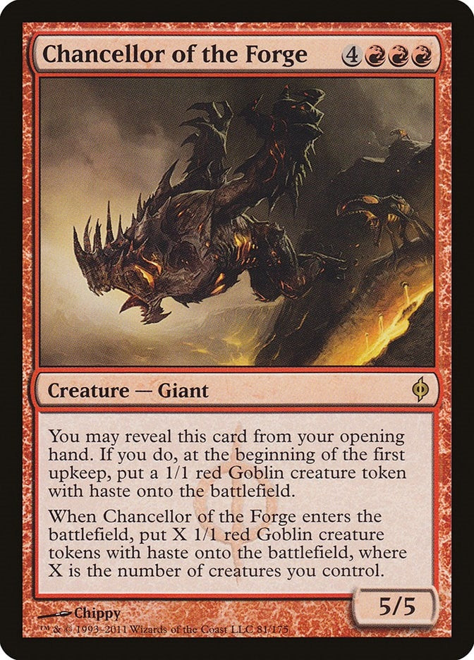 Image for Chancellor of the Forge (81) [New Phyrexia] - Magic: The Gathering