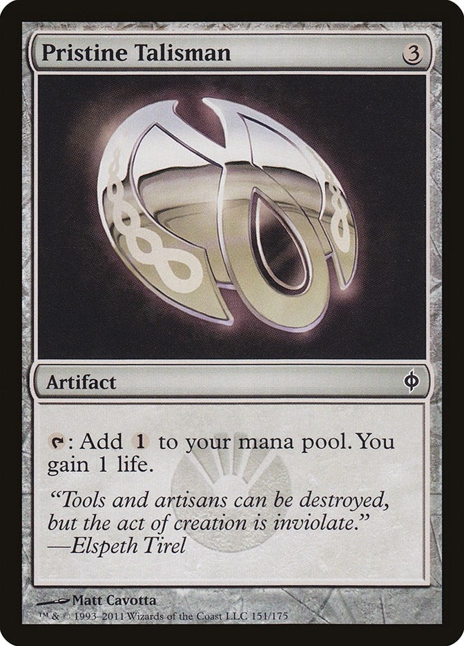 Image for Pristine Talisman (151) [New Phyrexia] - Magic: The Gathering