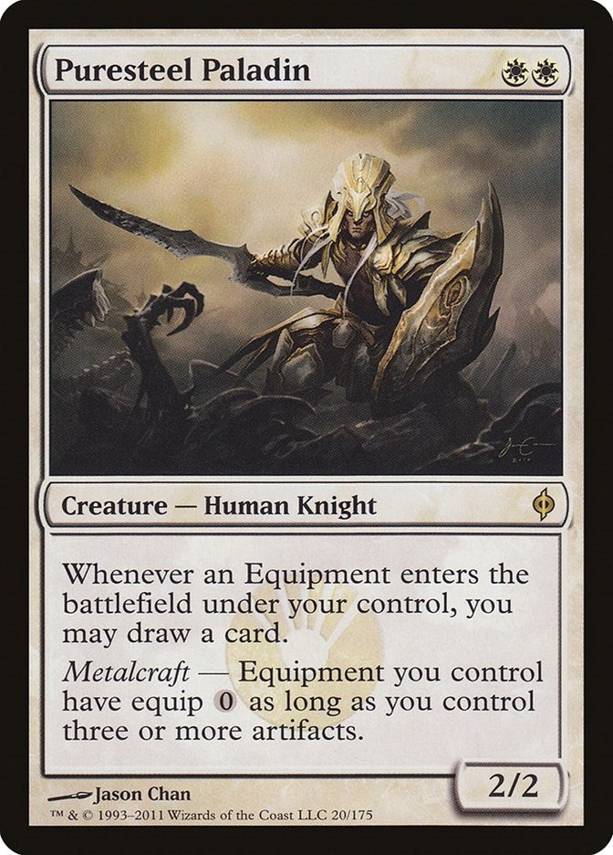Image for Puresteel Paladin (20) [New Phyrexia] - Magic: The Gathering