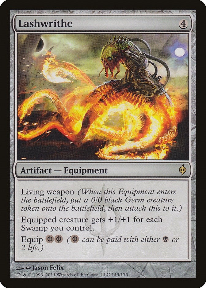 Image for Lashwrithe (143) [New Phyrexia] - Magic: The Gathering