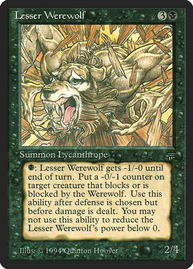 Image for Lesser Werewolf [Legends] - Magic: The Gathering